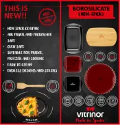 Borosilicate Cookware Non-stick Kitchenware