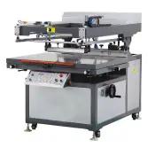 Flat Screen Printing Machine With Robotic Arm