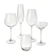 Coolocca Ribbed Custom Stemware Glassware