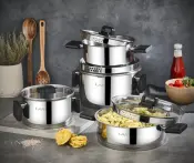 OMS Stainless Steel Set with Foldable Handle