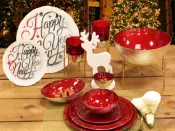 AKCAM Christmas Glassware