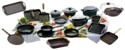 Delizia ダイキャスト アルミニウム ノンスティック調理器具