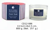 2-Wick Tumbler Glass Candle with Box