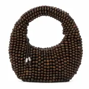 Noxara Ebene handmade wooden handbag