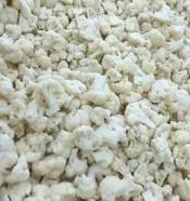 Frozen cauliflower florets