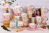 Gold Decal Porcelain Set