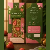 Barretta di cioccolato bianco al matcha ODAYA