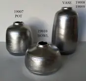 Silver Painted Terracotta Decor