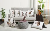 Nature Range Knitted Cushion Cover and Plaids