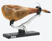 ELITE Stainless Beechwood Base Ham Holder