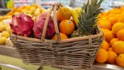 Wicker Rattan Fruit Basket
