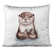 Otter Fluffy Pillow