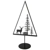 Christmas Tree Metal Candle Holder