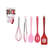 Juego de utensilios de cocina de silicona Hamilton Beach de 5 piezas