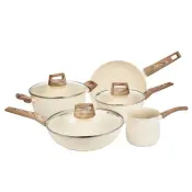 Juego de utensilios de cocina de aluminio forjado de 8 piezas Hamilton Beach