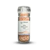 Himalayan Secrets Pink Pyramid Salt Glass Grinder