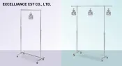 Heavy Duty Clothes Hanger Trolley