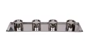 Fantasy Exports 4 Pillar Holder with Tray