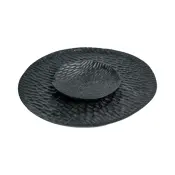 Hamon Hand-Carved Wooden Serving Plate