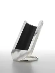 Silver Finish Ice Cooler Bottle Holder