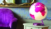Light and Colour Hot Pink Globe