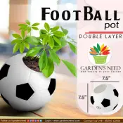 Football Plastic Flower Pot