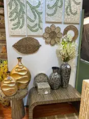 Natural Material Wall Mirror