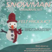 Artisan Felt Christmas Ornaments