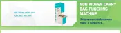 Non-Woven Carry Bag Punching Machine