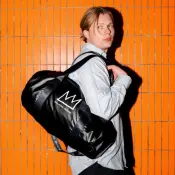 LOQI x Basquiat Metallic Travel Bags