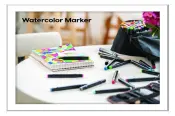 Water Color Marker Stationery