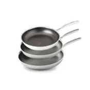 Henssler's Stainless Steel Honeycomb Pans
