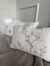 Hand Printed Linen Cushion