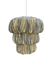 Udon 3-Layer Light Grey Lamp