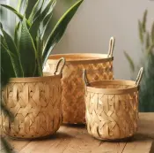 Bamboo Basket Set of 3
