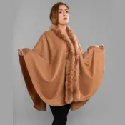 Cappa in Pelliccia di Alpaca Baby