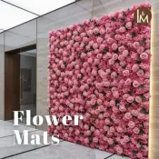 Flower Mats Artificial Floral Decor