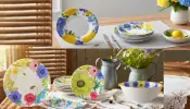 Opal Glass with Decal