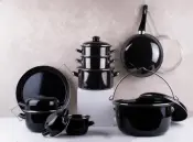 Black Series Emaille-Küchengeschirr