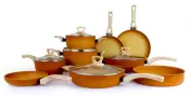 مقالي Terracota المصنوعة من الألمنيوم المصبوب غير اللاصق