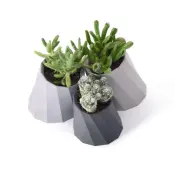 Volcano Holder Geometric Concrete Desk Organizer