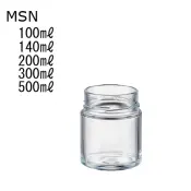 MSN Round Glass Jar for Jam and Honey