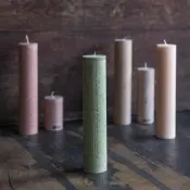 Upcycled Olive Wax Candles