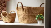 Compactor Hand-Woven Storage Baskets