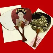Japanese Fan Greeting Cards