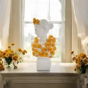 Diana Bust with Carnations