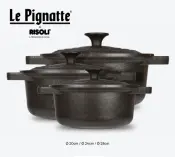 Risoli 3 Pignatte Cookware