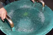 Water Spring Serving Bowl