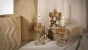 Glass Candle Holder