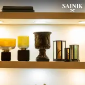 Hand-Carved Champagne Cooler